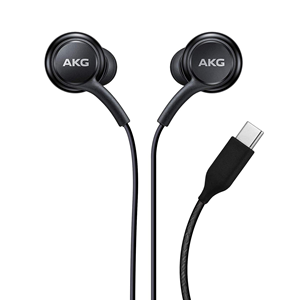 SAMSUNG by AKG  EO-IC100 Auricolare a Filo con Connettore Type-C e Cuffiette InEar - Nero 