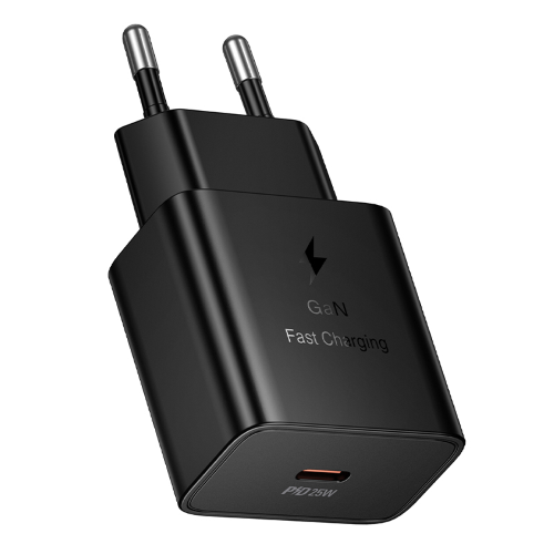 HOCO N76 Caricabatteria da Casa con Ingresso USB-C PD 25W GaN - Nero