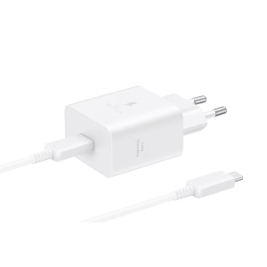 SAMSUNG Kit EP-T4511 Kit Caricabatteria da Casa 45W e Cavetto Type-C to Type-C - Bianco
