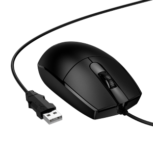 HOCO GM50 Mouse a Filo - Nero