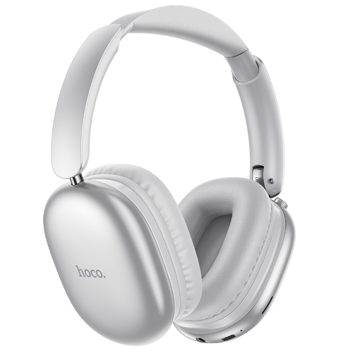 HOCO W73 Cuffia Wireless con App, Bluetooth 6.0 e Batteria Lunga Durata - Silver