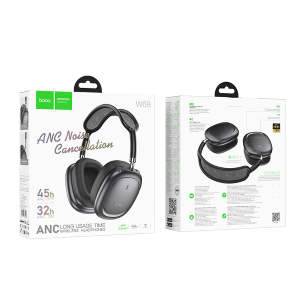 HOCO W68 Cuffia Wireless con ANC (Active Noise Cancelling) e App - Nero