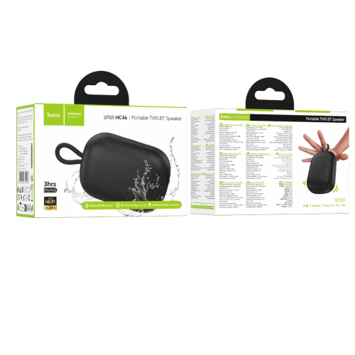 HOCO HC46 Speaker Wireless con Bluetooth 6.0 - Nero