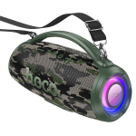 HOCO HA4 Speaker Wireless con Doppia Cassa 4" da 20W, Bluetooth 5.3, Jack 3.5mm, Slot MicroSd e Batteria 4500mAh - Camouflage