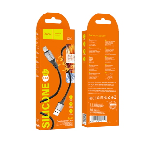 HOCO X92 Cavetto USB to Lightning da 3 Metri - Nero